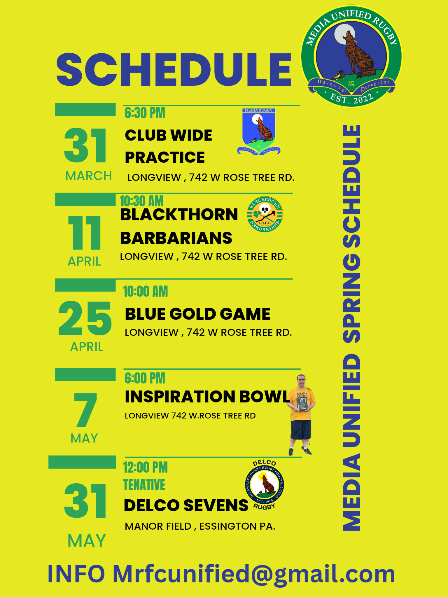 unified schedule2026